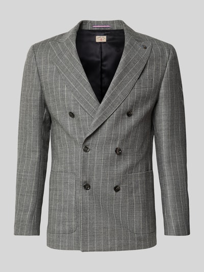 CG - Club of Gents 2-knoops colbert met reverskraag, model 'Carlo' Lichtgrijs - 2