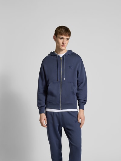 MAISON KITSUNÉ Sweatjacke mit Reißverschluss Dunkelblau 4