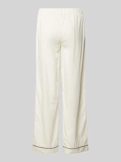 Marc O'Polo Relaxed Fit Lounge-Hose aus reinem Baumwoll-Popeline Offwhite 3