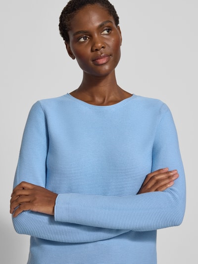 Tom Tailor Regular Fit Pullover aus reiner Baumwolle Hellblau 3