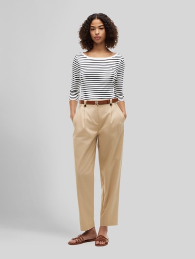 Tommy Hilfiger Regular Fit 3/4-Shirt aus reiner Baumwolle Ecru 1