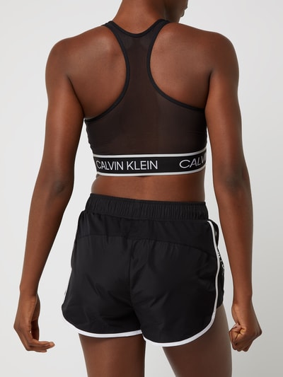 Calvin Klein Performance Bustier mit Kontrasteinsätzen Black 6