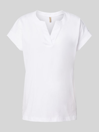 Soyaconcept T-shirt met V-hals, model 'DERBY' Wit - 2