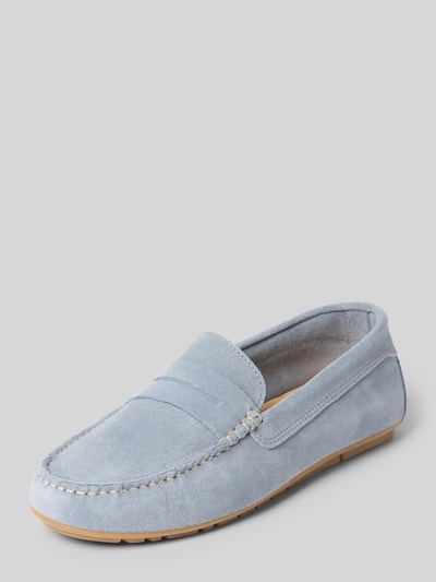 Marc O'Polo Buty wsuwane z naturalnej skóry bydlęcej Jasnoniebieski 1