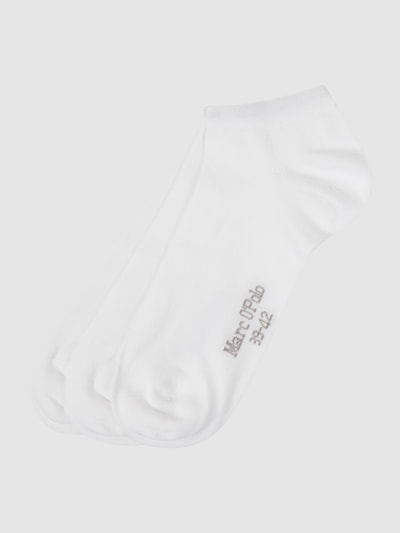 Marc O'Polo Sneakersocken mit Stretch-Anteil im 3er-Pack Weiss 1