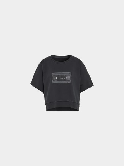 MM6 Maison Margiela Sweatshirt mit Logo-Print Schwarz 2