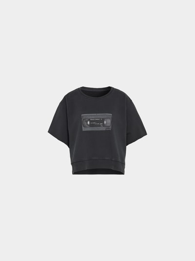 MM6 Maison Margiela Sweatshirt mit Logo-Print Black 2