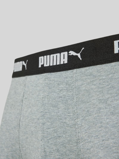 PUMA Boxershort met elastische logoband in een set van 4 stuks Groen - 2