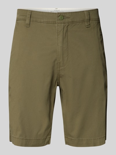 Levi's® Regular Fit Chinoshorts aus Baumwoll-Elasthan-Mix Modell 'XX CHINO' Oliv 2