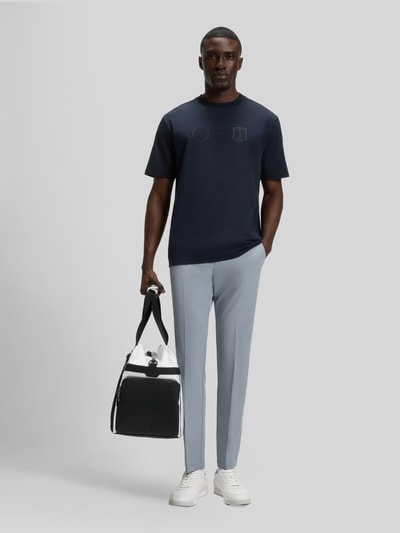 BOSS Green spodnie o kroju slim fit model 'T_COMMUTER-SLIM' Szaroniebieski 1