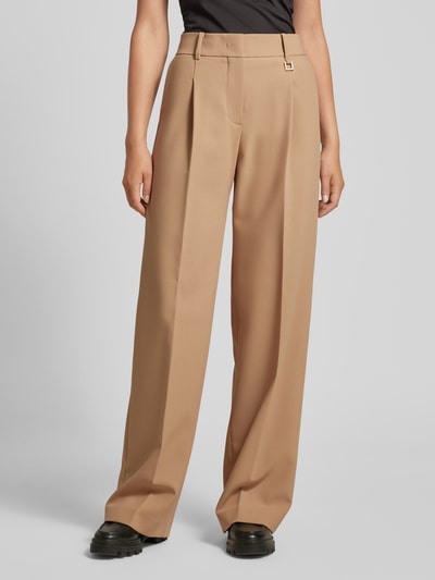 JOOP! Pantalon met bandplooien Camel - 4