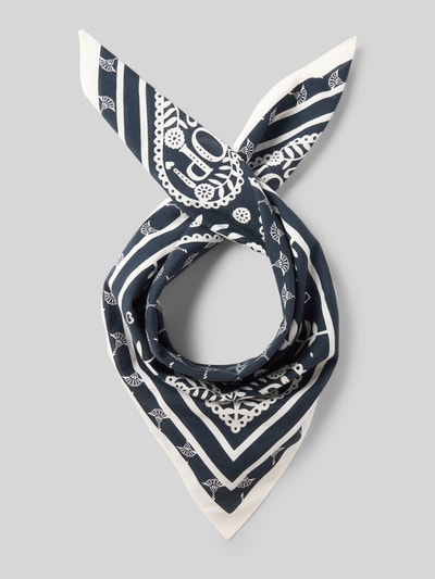 JOOP! Schaltuch mit Label-Detail Marine 1