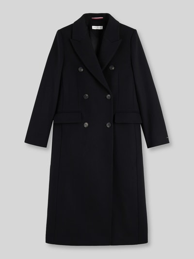 Tommy Hilfiger Slim Fit Mantel aus Woll-Mix Black 2