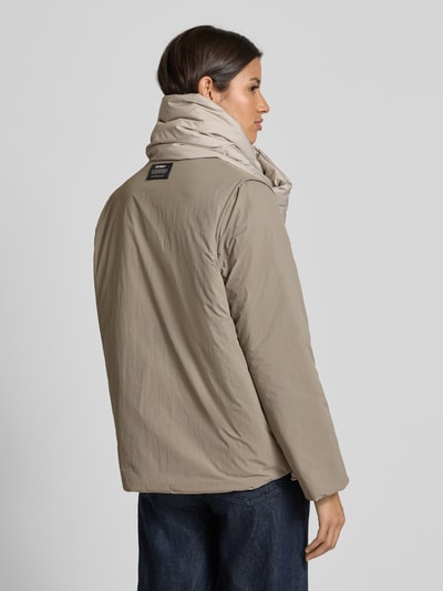 ECOALF Reversible Jacke mit abnehmbarem Kragen Modell 'GERES' Sand 5