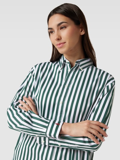 Polo Ralph Lauren Blouse met streepmotief Olijfgroen - 3