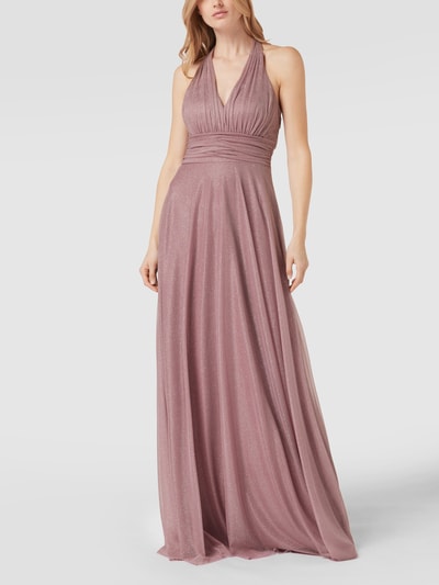 TROYDEN COLLECTION Abendkleid mit Glitter-Effekt Mauve 4