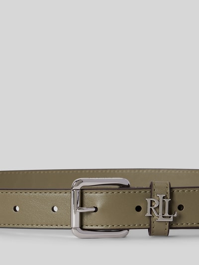 Lauren Ralph Lauren Riem van echt leer met logodetail Olijfgroen - 2