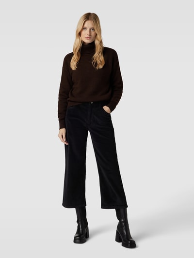 s.Oliver RED LABEL Broek met uitlopend model Zwart - 1