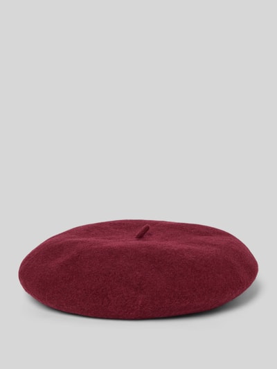 Loevenich Baskenmütze aus reiner Wolle Bordeaux 1