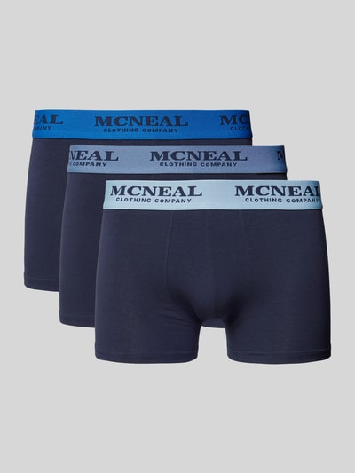 MCNEAL Trunks mit Label-Stitching im 3er-Pack Marine 1