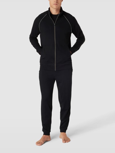 Christian Berg Men Sweatpants mit Label-Details Schwarz 1