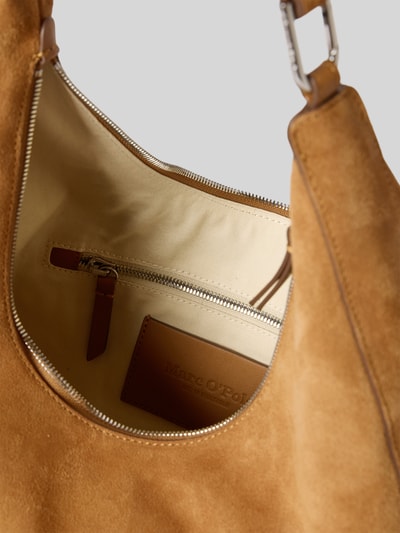 Marc O'Polo Schoudertas van rundersuède Camel - 5