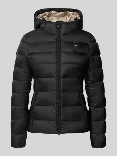 Blauer Usa Daunenjacke mit Zweiwege-Reißverschluss Modell 'CHARME' Black 2