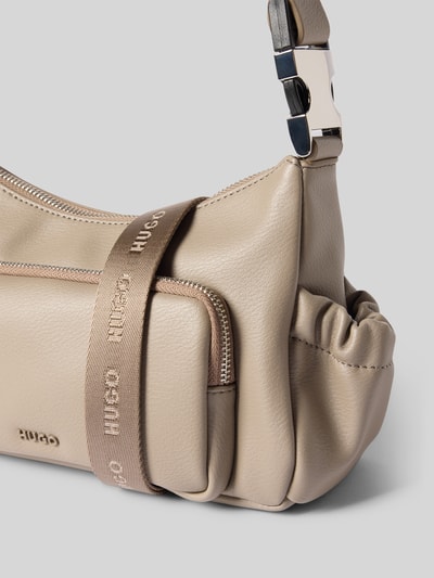 HUGO Tas met hengsel en afneembare schouderband, model 'BEL 2.0' Beige - 3