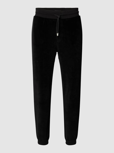 BOSS Sweatpants in unifarbenem Design Black 1