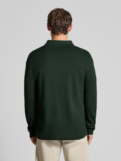 SELECTED HOMME Relaxed fit gebreide pullover van viscosemix, model 'TELLER' Donkergroen - 5