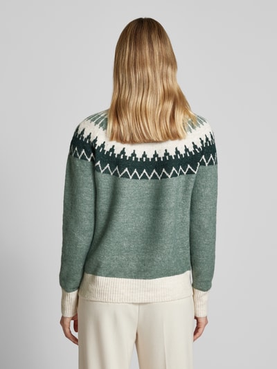 Vero Moda Norweger Pullover Modell 'SIMONE' Schilf 5