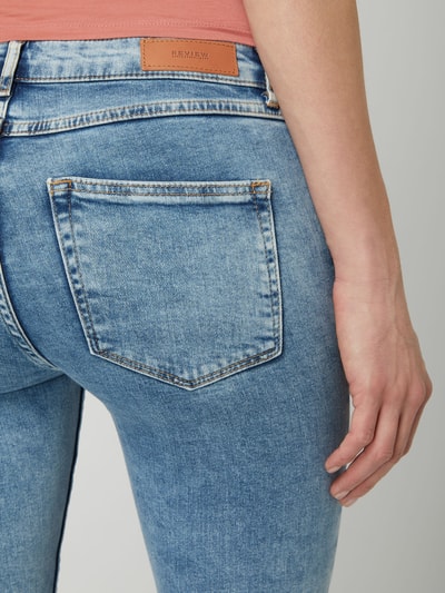 Review Skinny fit jeans met stretch, model 'Minnie'  Blauw - 3