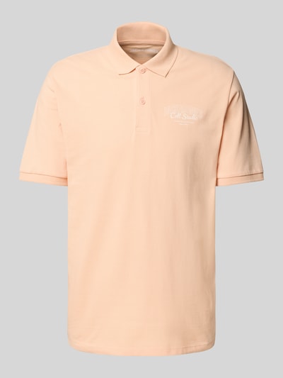 Jack & Jones Regular fit poloshirt met knoopsluiting, model 'MAKOTO' Abrikoos - 2