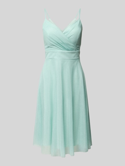 TROYDEN COLLECTION Cocktailjurk met tailleband Mintgroen - 2