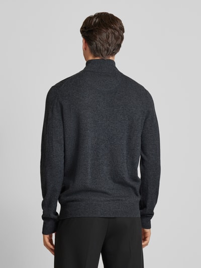 Fynch-Hatton Gebreide pullover met schipperskraag Antraciet - 5