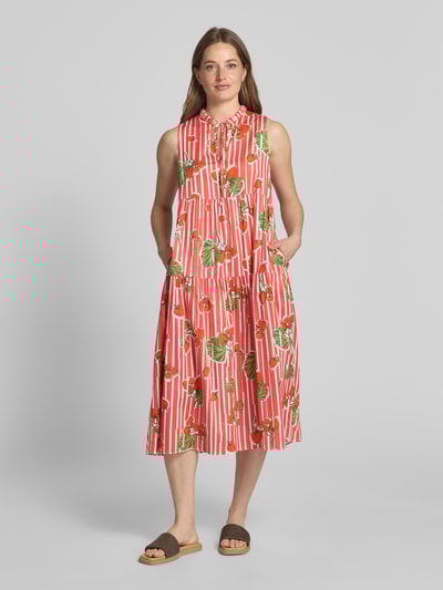 Marc Cain Sukienka midi z efektem stopniowania Koralowy 4