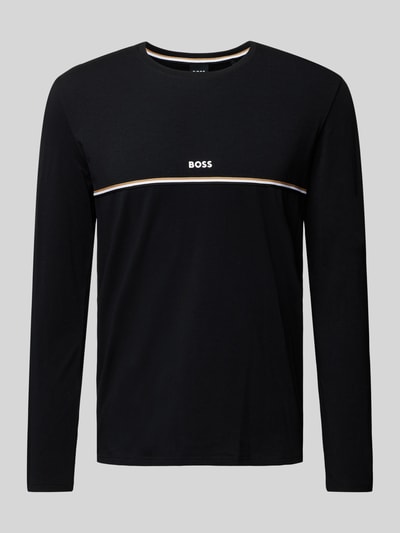 BOSS Longsleeve mit Label-Print Black 2