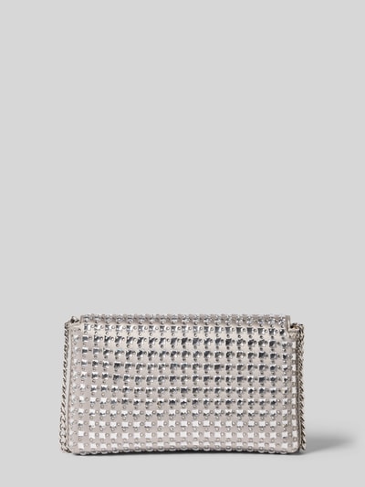 Guess Umhängetasche mit Ziersteinbesatz Modell 'ZALINA' Silber 4