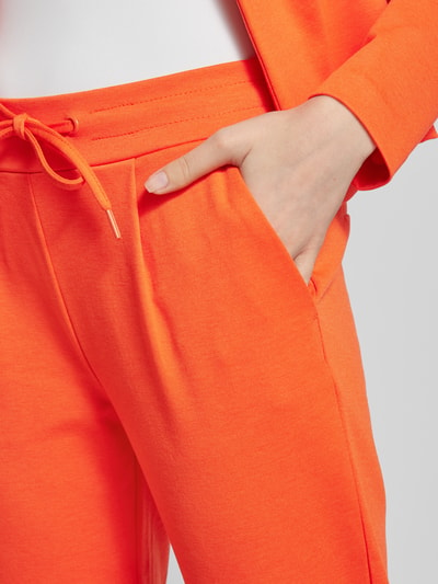 ICHI Slim fit sweatpants met tunnelkoord, model 'KATE' Lichtrood - 3