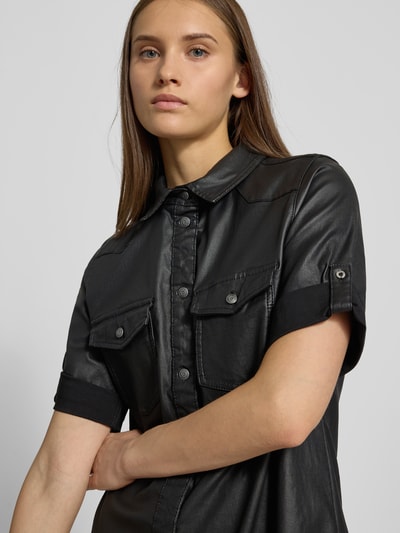 Noisy May Minikleid mit Knopfleiste Black 3