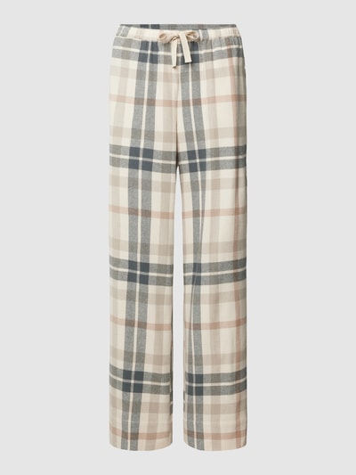 Jake*s Casual Pyjama-Hose mit Tartan-Karo Graphit 1