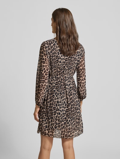 ZABAIONE Knielanges Kleid mit Bindegürtel Mittelbraun 5