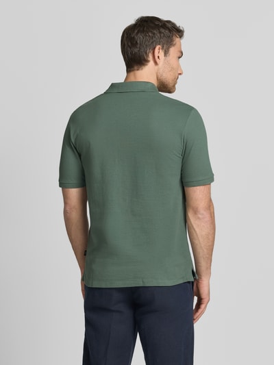 JACK & JONES Premium koszulka polo o kroju slim fit z haftem Khaki 5