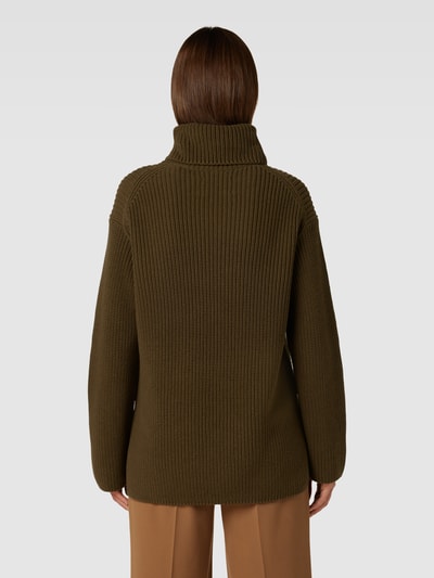 Marc O'Polo Strickpullover mit Rollkragen Khaki 5