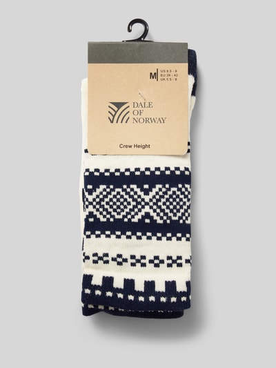 Dale of Norway Socken mit Rippenbündchen Modell 'CORTINA' Marine 3