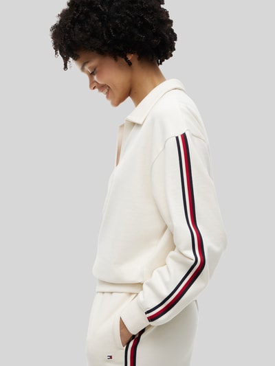 Tommy Hilfiger Regular fit sweatshirt van puur katoen Offwhite - 3