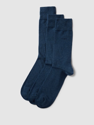BOSS Sokken met labeldetail in een set van 3 paar Blauw - 1