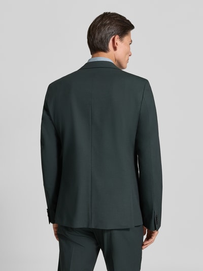 s.Oliver BLACK LABEL marynarka o kroju slim fit z dodatkiem wiskozy model 'PURE' Ciemnozielony 5