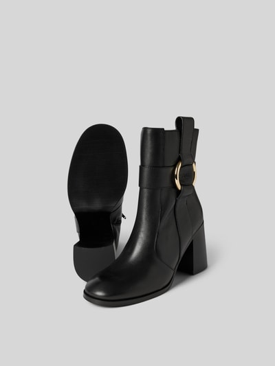 See by Chloé Stiefel mit Label-Detail Black 5