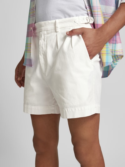 Polo Ralph Lauren Regular Fit Shorts mit Gesäßtaschen Modell 'FEATHERWEIGHT' Weiss 3